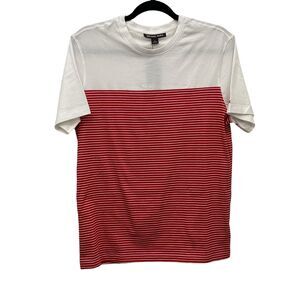 Michael Kors Mens Red Stripes TShirt Size Small New